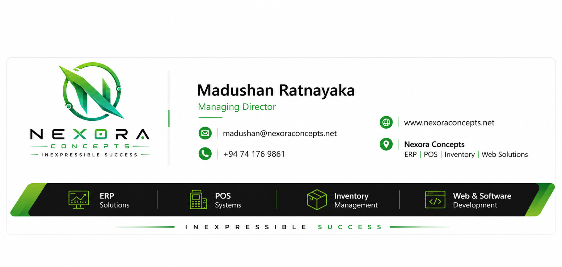 Madushan Ratnayaka Email Signature